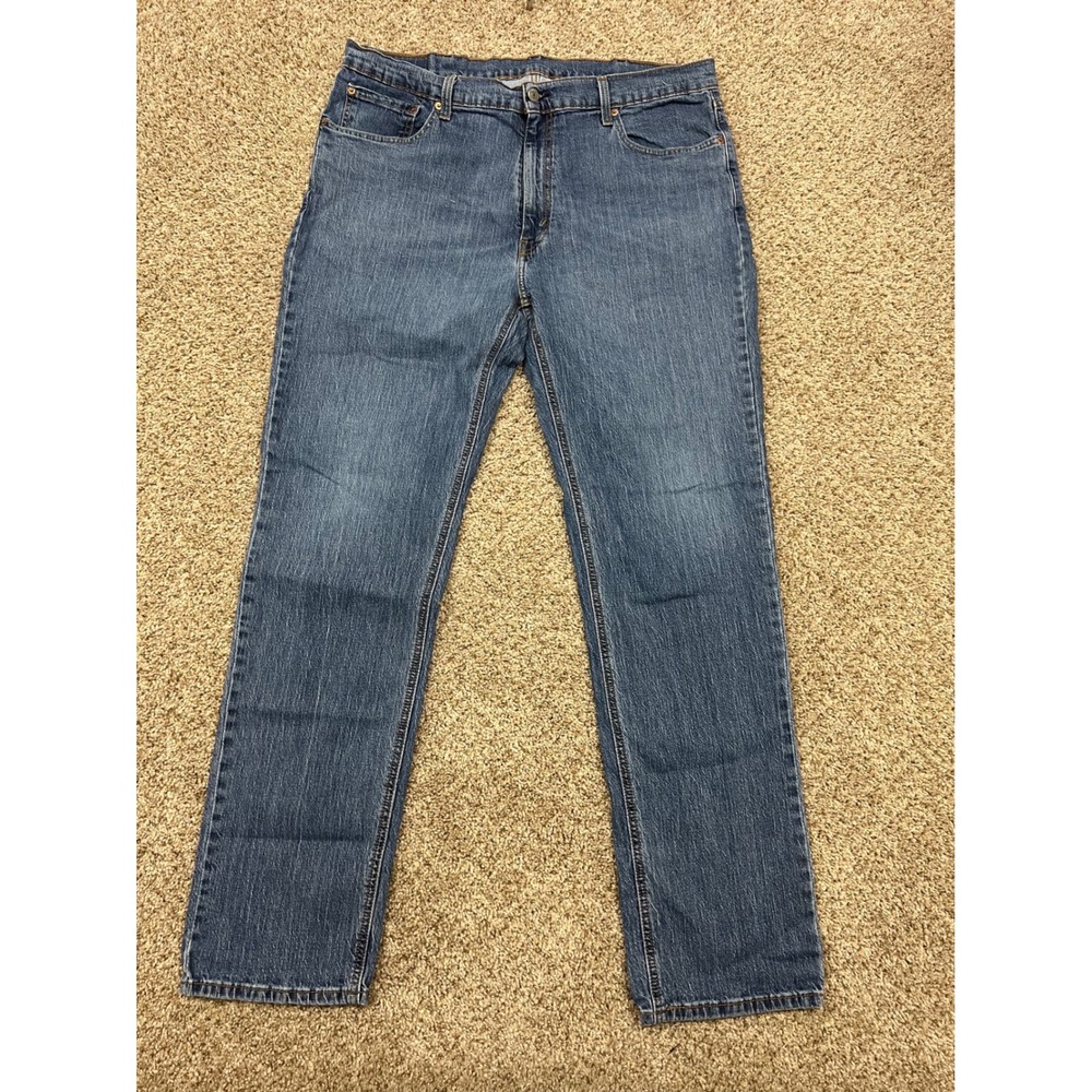 Levis 541 Athletic Taper Jeans Mens 38x34 Medium Wash Blue Denim Stretch
